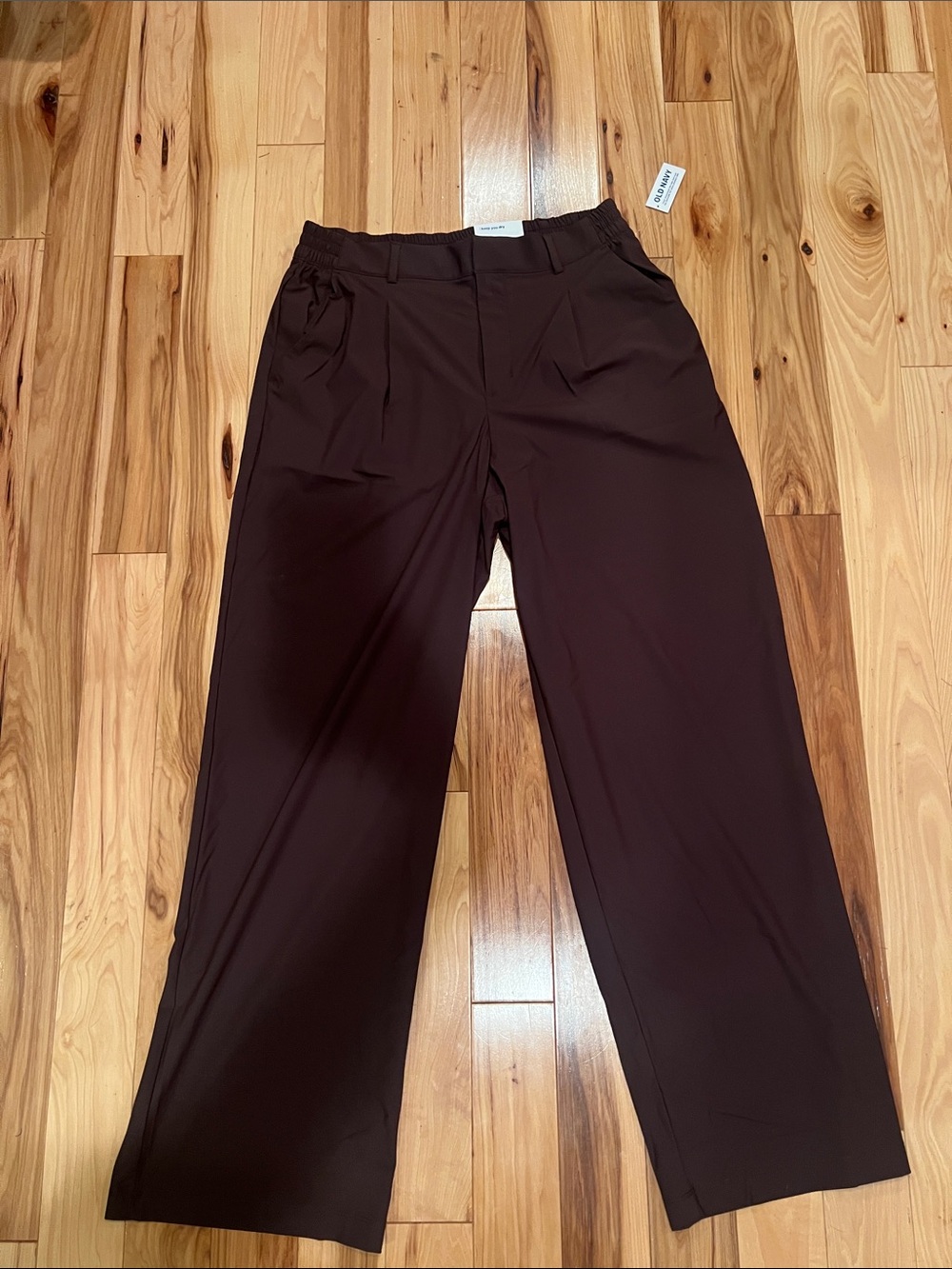 Old Navy Women's Dark Brown Wide-Leg Trousers